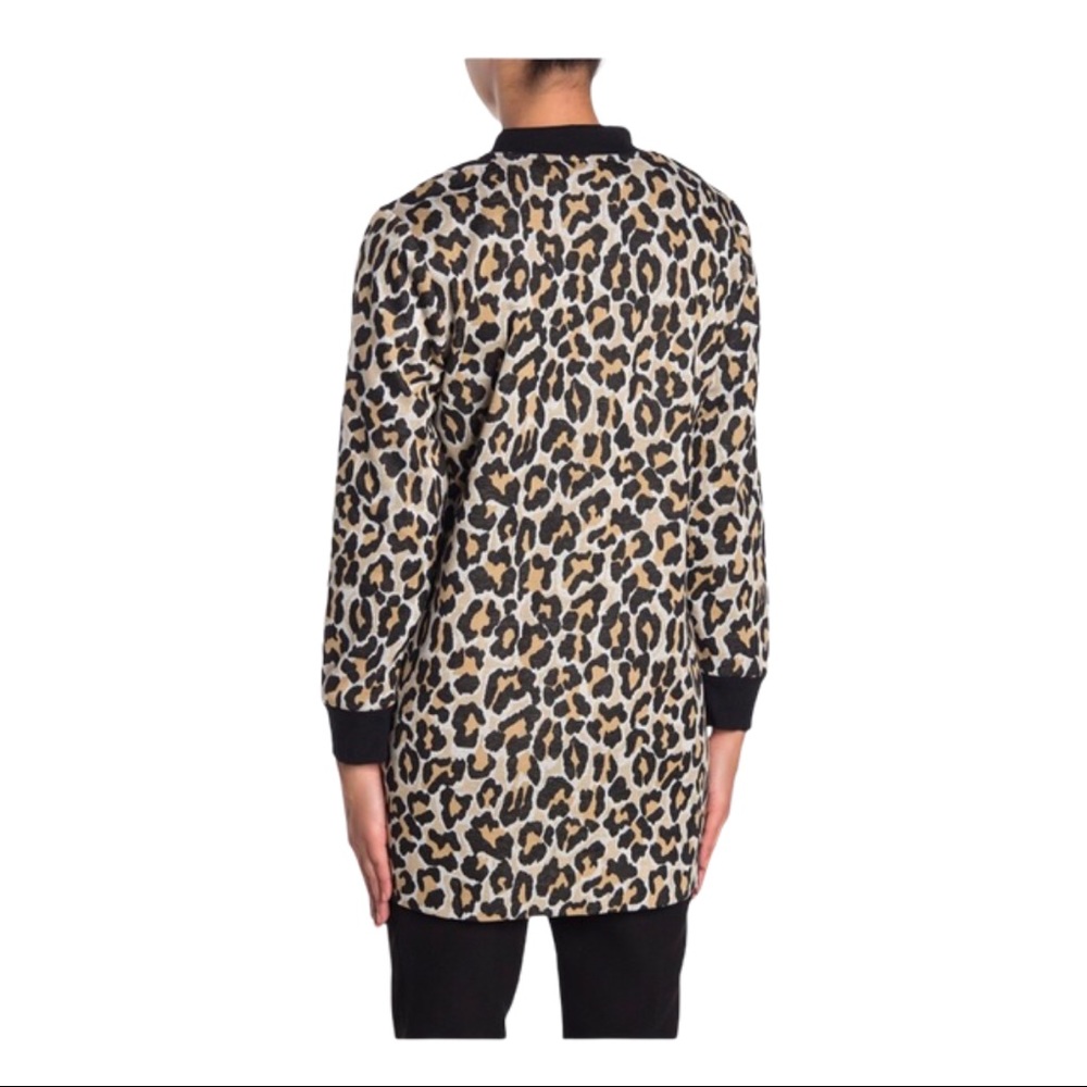 NWT SANCTUARY | City Topper Leopard Print Coat - Picture 2 of 2